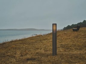 Nordlux Antracitový záhradný stĺpik Aludra 95 Seaside pre žiarovku E27 95cm 2118038250