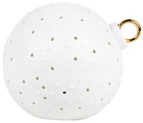 Räder Porcelánová LED svetelná guľa DOTS