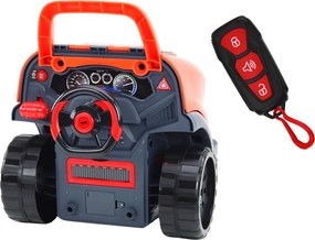 LEAN Toys Súprava pre domáceho majstra na rozoberanie automobilových motorov, oranžová