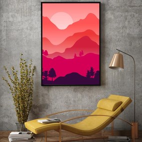 Plagát - Horská krajina (A4)