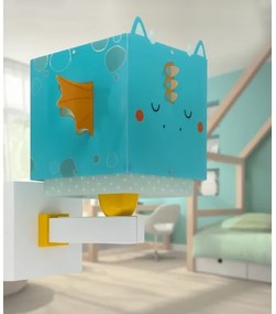 Dalber 64389 - Detské nástenné svietidlo LITTLE DRAGON 1xE27/15W/230V