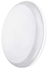 LED prisadené svietidlo Dori, kruh. biele 24W neutr.b., IP54