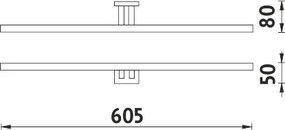 Nimco Držiak na uteráky dvojitý KEIRA - KE 22060D-26