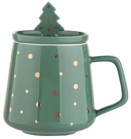 Altom Porcelánový hrnček Xmas tree 370 ml