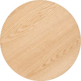 Okrúhly konferenčný stolík Tamis 40 cm - prírodný