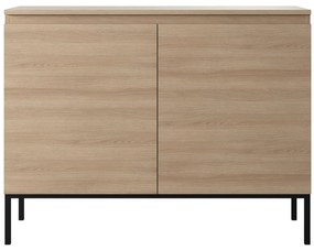 Skrinka Bennasi B2  (dub linberg + čierna). Vlastná spoľahlivá doprava až k Vám domov. 1099043