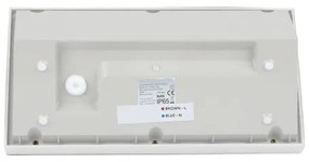 LED Vonkajšie nástenné svietidlo LED/12W/230V 6400K IP65 biela
