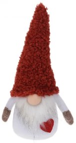 Vianočný škriatok s červenou čiapkou 29 cm