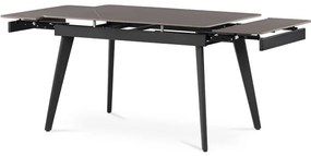 BONTEC Jedálenský stôl rozkladací 120-180x80 cm, spekaná keramika, mramor, HT-405M GREY Farba: Šedá