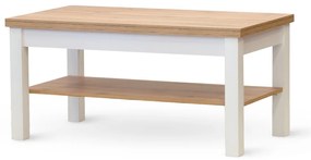 Stima Konferenčný stolík w21 Vyberte odtieň ->: Dub Wotan, Vybetre odtieň podnože ->: Biela