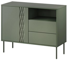 Cama Komoda Trese 1D2S - zelená