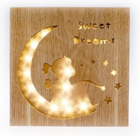 Hnedá detská lampička Sweet Dreams – Dakls