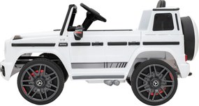 Ramiz Mercedes AMG G63 pre deti biely + diaľkové ovládanie