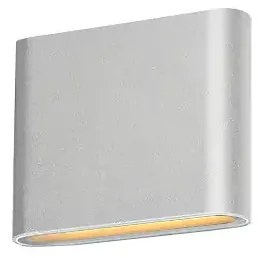 LED vonkajšie nástenné osvetlenie Cremona S biele