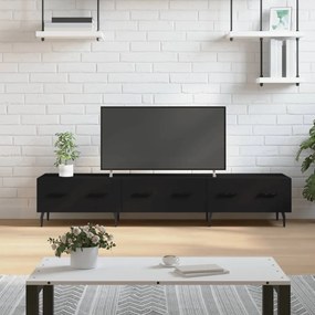 TV skrinka, čierna 150x36x30 cm, kompozitné drevo 829165