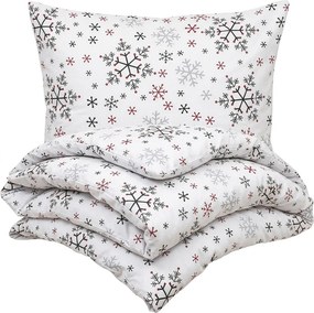 4Home Bavlnené obliečky Snowflakes, 140 x 220 cm, 70 x 90 cm