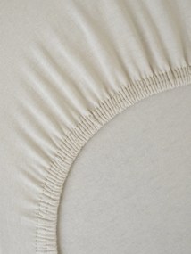 Jersey plachta do postieľky Classic 60 x 120 cm – prírodná