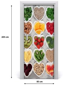 Fototapeta na dvere samolepiace zdravá strava 85x205 cm