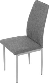 Jedálenská stolička sivá DCL-379 GREY2
