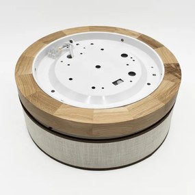 Brilagi - LED stropné svietidlo BELLADONNA LED/20W/230V pr. 30 cm krémová/dub