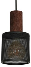 Luster na lanku ARES BLACK 1xE27/60W/230V