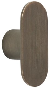 Hnedý nástenný kovový háčik Piccolo – Hübsch