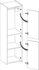 Šatníková skriňa MIRRAGE II