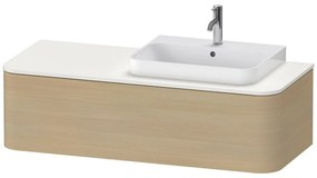 DURAVIT Happy D.2 Plus závesná skrinka pod umývadlo pod dosku (umývadlo vpravo), 1 zásuvka, 1300 x 550 x 354 mm, dub Mediterrane, HP4942R7171