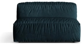 Tmavomodrý zamatový modul pohovky (stredový diel) Martina – Micadoni