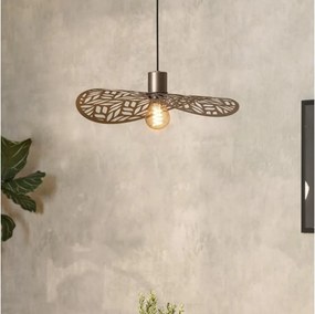 Eglo 44124 - Luster na lanku SWABY 1xE27/60W/230V priemer 40 cm bronzový