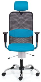 Zdravotná stolička Techno Flex XL, modrá / čierna