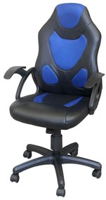 IDEA nábytok Kancelárske kreslo RACER BLUE K132