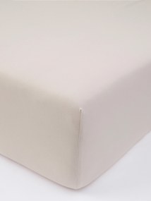 Jersey plachta s elastanom Deluxe 220 × 200 cm – prírodná