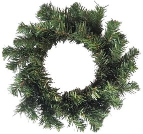 Umelý zelený veniec nezdobený, pr. 30 cm, pr. 30 cm