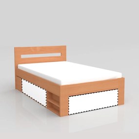 posteľ REA KIRA 120, jednolôžko, dub bardolino