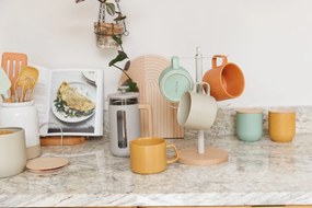 Kitchen Craft Kameninový hrnček Idilica 400 ml – set 4 ks