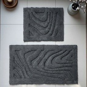 DY Kúpeľňová sada koberca BOSTON 11 Grafitový