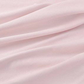 Goldea obliečka na vankúš z ľanovej zmesi - púdrovo ružová 45 x 45 cm