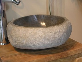 Indera The lavabo Cut 55383 Umývadlo z prírodného riečneho kameňa