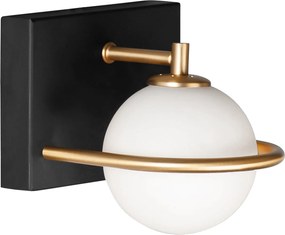 Toolight Tutumi, nástenné svietidlo 1xG9 APP1220-1W, čierna-zlatá, OSW-40028