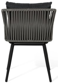 Jedálenské kreslo s textilným výpletom