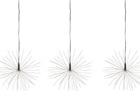 Čierna svetelná dekorácia ø 25 cm Meteor – Markslöjd