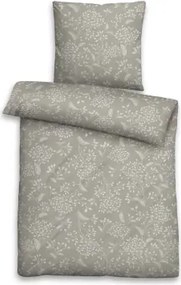 Obliečky Tori 140x200 cm, renforcé taupe, prírodný motív%