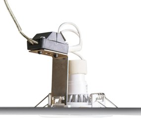 Sada 6 moderných zapustených bodových svetiel biela naklápacia GU10 50mm - Edu