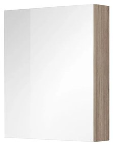 Mereo Mereo, Aira, kúpeľňová galérka 60 cm, zrkadlová skrinka, MER-CN715GD