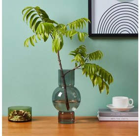 Eglo 421231 - Sklenená váza AMPITABE 28x15,5 cm čierna 421231