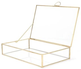 Šperkovnica GRAZIA zlatá 20x12x5 cm