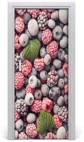 Fototapeta na dvere samolepiace mrazené ovocie 75x205 cm
