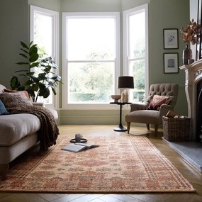 Ručne tkaný koberec s prímesou juty v ružovej a terakotovej farbe 160x230 cm Lana Jute – Flair Rugs