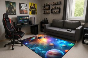 Protišmykový herný koberec Galaxia